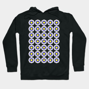 Islamic Geometric pattern 002 Blue & Yellow Hoodie